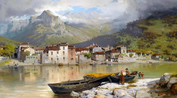“Fra le corde d’un contrabasso” di Salvatore Farina Famiglia pescatore a Lecco sul lago di Como. Ercole Calvi