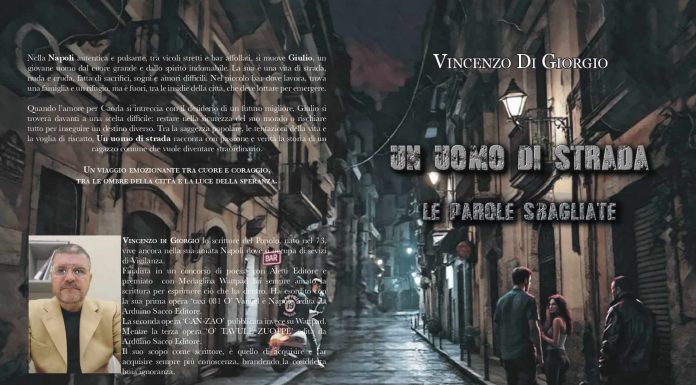 “Un uomo di strada” di Vincenzo Di Giorgio: il romanzo che racconta il riscatto possibile dalle periferie dell’anima