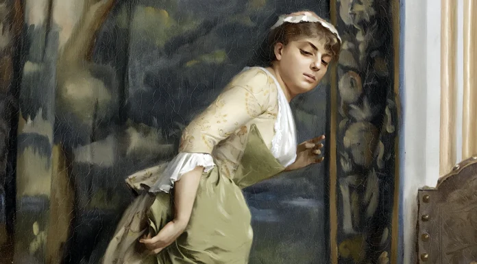 “La governante” di Vitaliano Brancati Théodore Jacques Ralli, “Eavesdropping”.