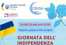 24 agosto 2025: Napoli celebra la Giornata dell’Indipendenza dell’Ucraina