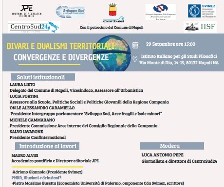 Divari e dualismi territoriali