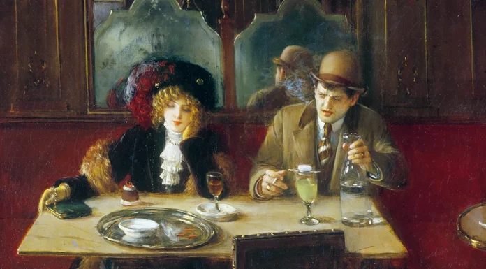 “Fogline d’assenzio” di Francesco Cazzamini Mussi Au café, dit l’Absinthe. Jean Béraud