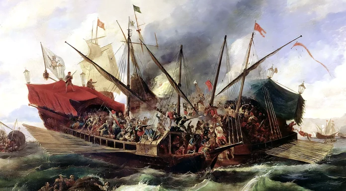 “Marcantonio Colonna alla battaglia di Lepanto” di Alberto Guglielmotti “The naval battle of Lepanto between the Holy League and the Turks in 1571”. Antonio Brugada