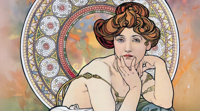 “Adriana Lecouvreur” di Francesco Cilea “The Precious Stones: Topaz”. Alphonse Mucha