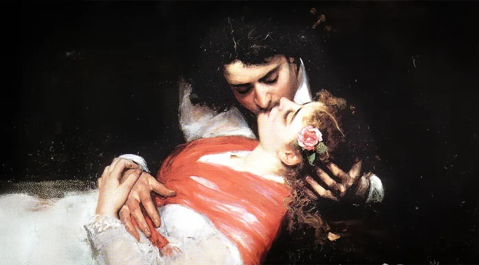 “Amaury” di Alexandre Dumas Le Baiser. Carolus-Duran