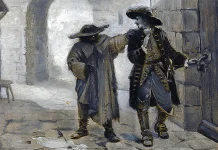 “Han d’Islanda” di Victor Hugo “Han d’Islande abordant le baron Wœthaün” di Albert Guillaume Démarest