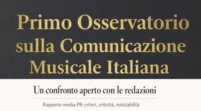 I dati del Primo Osservatorio sulla Comunicazione Musicale Italiana