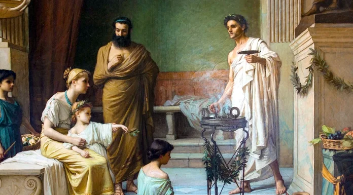 Nuovo ePub: “Il tramonto di una civiltà, o la fine della Grecia antica. Volume 1” di Corrado Barbagallo “A Sick Child brought into the Temple of Aesculapius”. John William Waterhouse