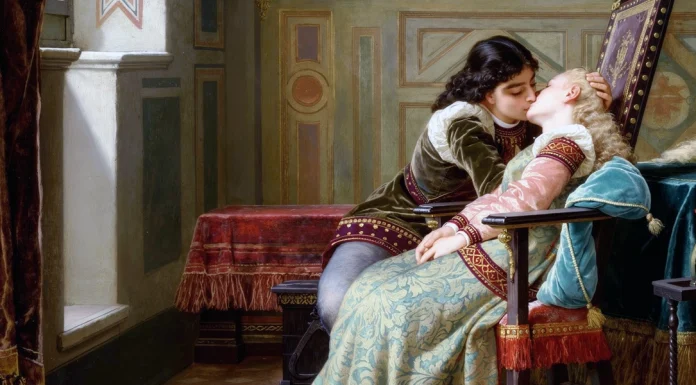 “Il bacio” di Riccardo Zandonai Amos Cassioli, Il bacio, 1875