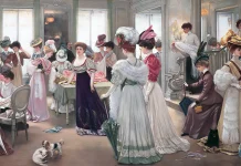 “Il paradiso delle signore” di Émile Zola Cinq Heures Chez Paquin. Henri Gervex