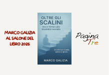 Marco Galizia al Salone del Libro 2026 con “Oltre gli scalini”