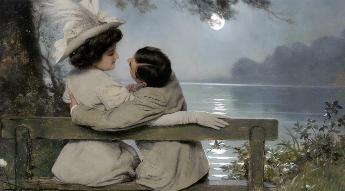 “Eufemia, ovvero Il segreto di due amanti” di Francesco Mastriani The Lovers, painting by Jan van Beers.