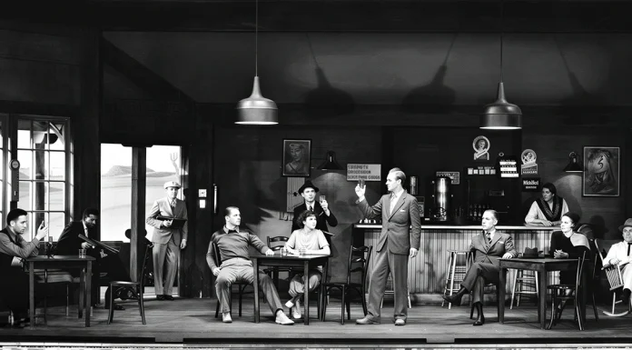 “La foresta pietrificata” di Robert Emmet Sherwood Photograph of the Broadway production of The Petrified Forest