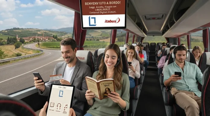 Libri, audiolibri e musica di Liber Liber sulle linee Itabus Libri, audiolibri e musica di Liber Liber sulle linee Itabus